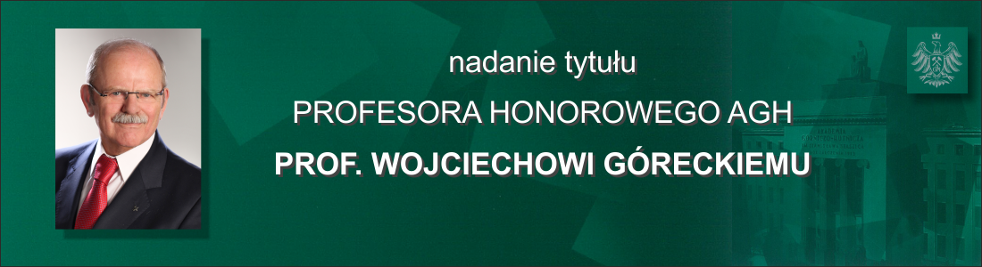 Uhonorowanie Prof. Wojciecha Góreckiego